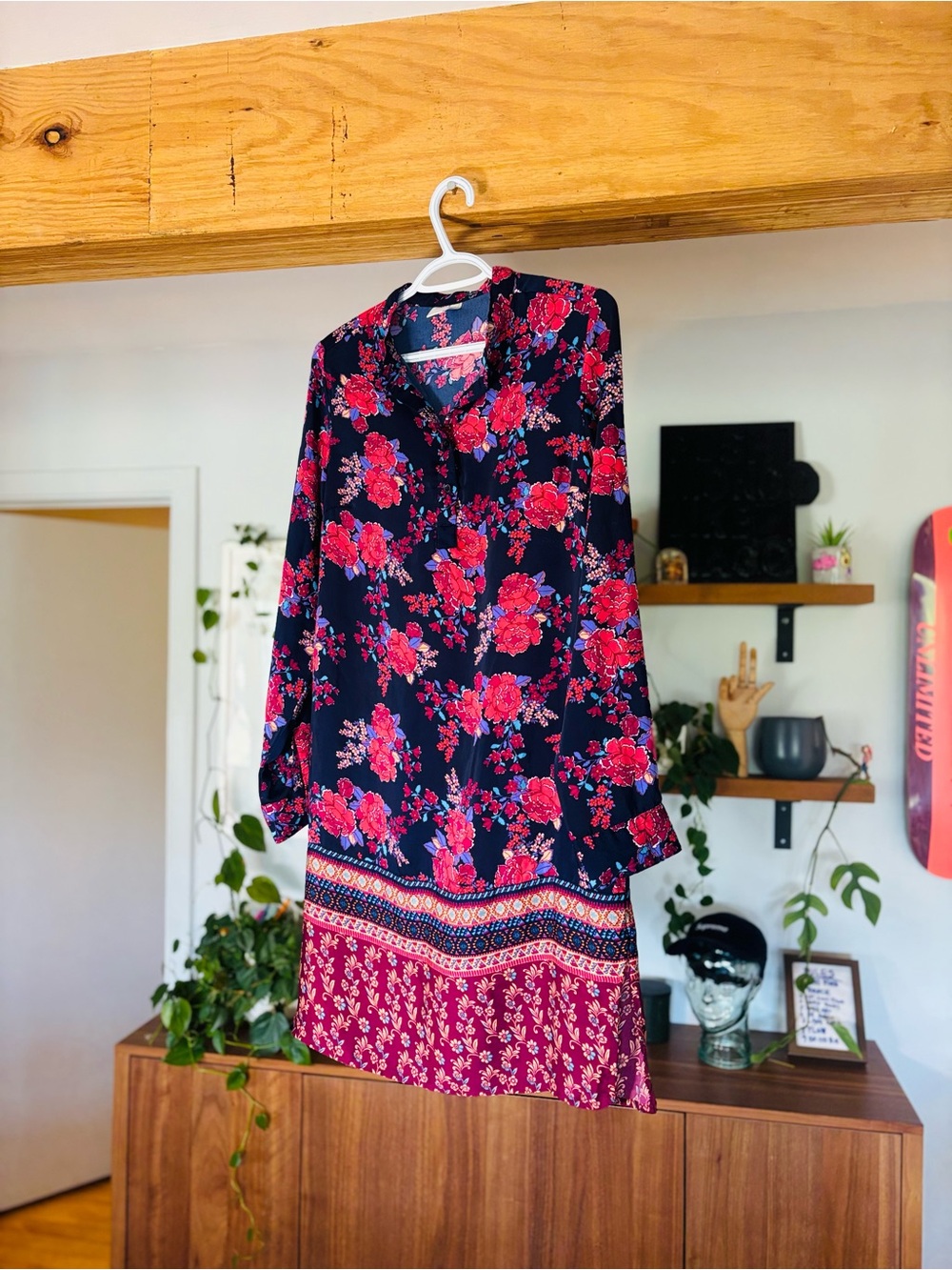 Japna Floral Boho Long Sleeve Dress